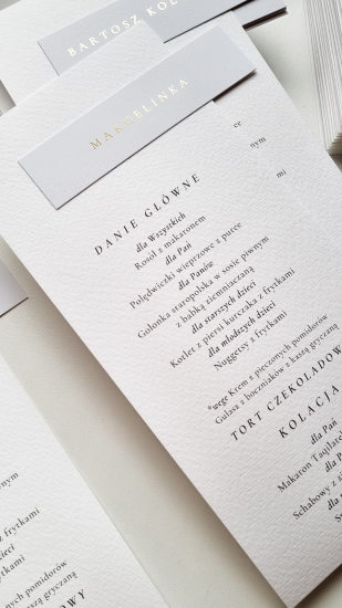 Menu White + winietka 