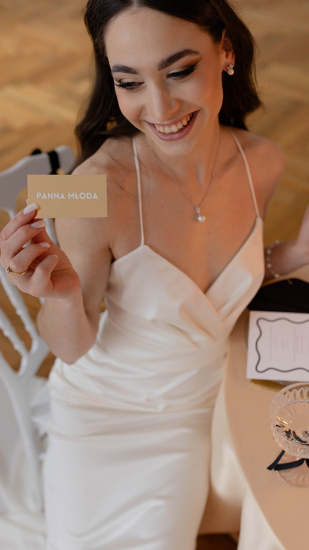 Winietka nowoczesna złota Selena