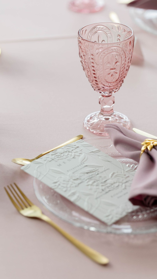 Menu tłoczone papier fakturowany 