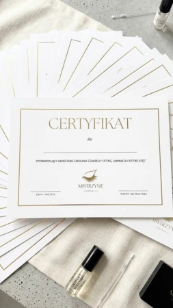 Certyfikaty Szkoleniowe ze Złoceniem A4 z Twoim Logo Pakiet 50 szt.